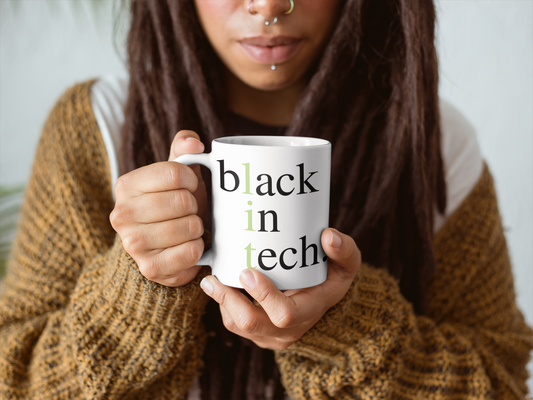 custom mug - black in tech